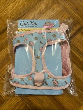 Cat Kit Pusheen Blue & Pink Pet Harness and Leash NEW